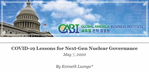 COVID-19 Lessons for Next-Gen Nuclear Governance